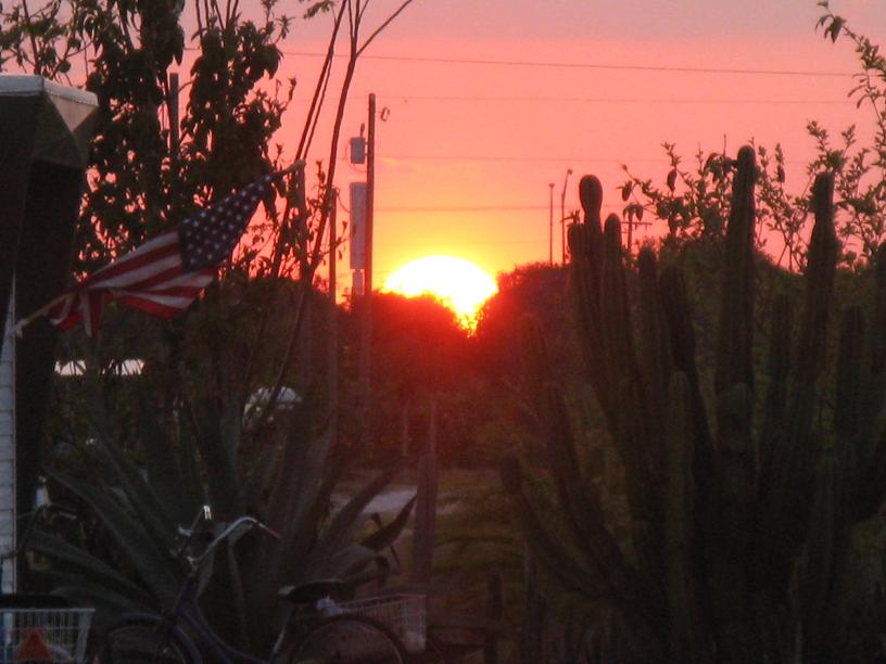 Picture of the Florida Sun Set